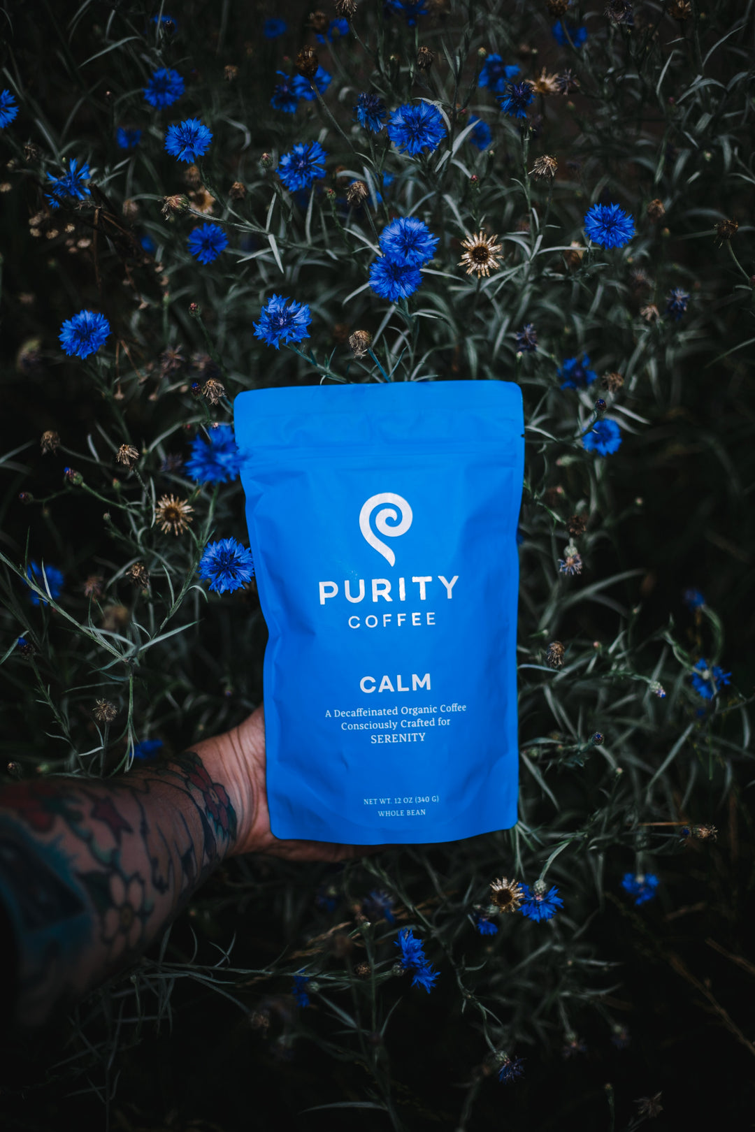 CALM: Decaf Whole Bean 4oz Bag