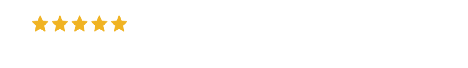 Five gold review stars