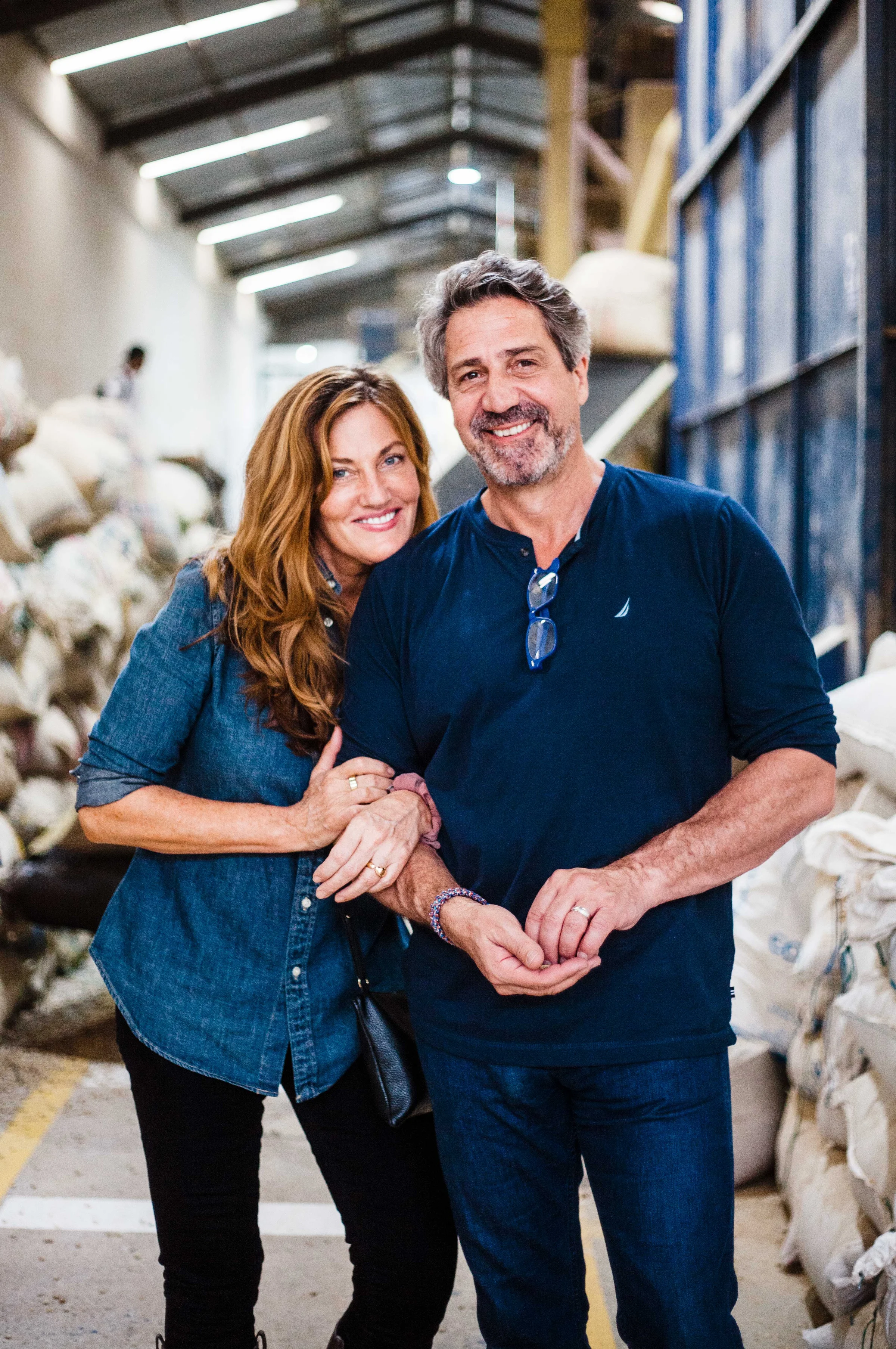 Couple at coffee warehouse