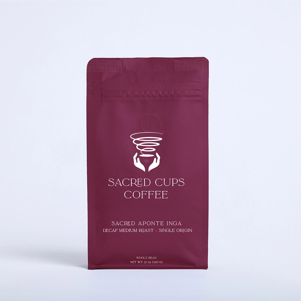 Aponte Inga Decaf Whole Bean Coffee bag